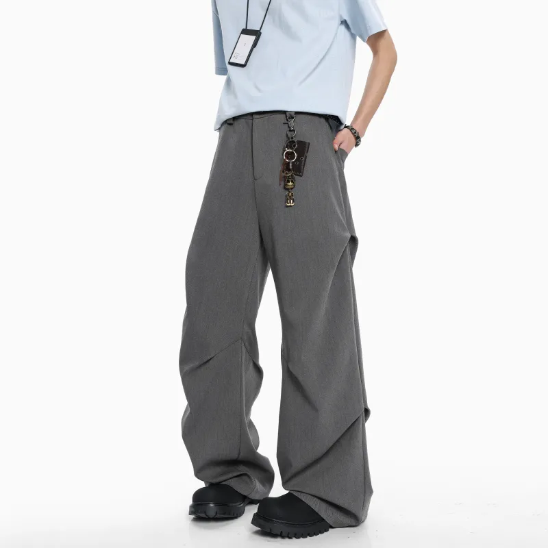 HOKLV Casual Pants Unisex White-9