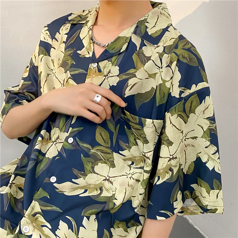 HOKLV Shirts Unisex Green-5