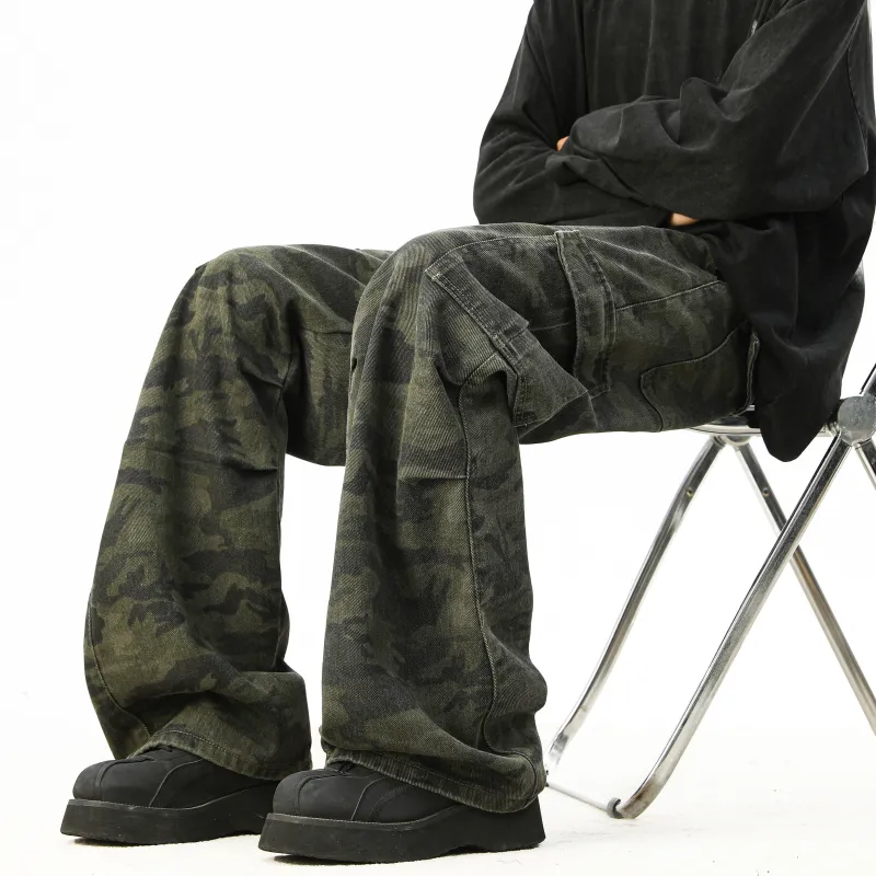HOKLV Jeans Unisex-3