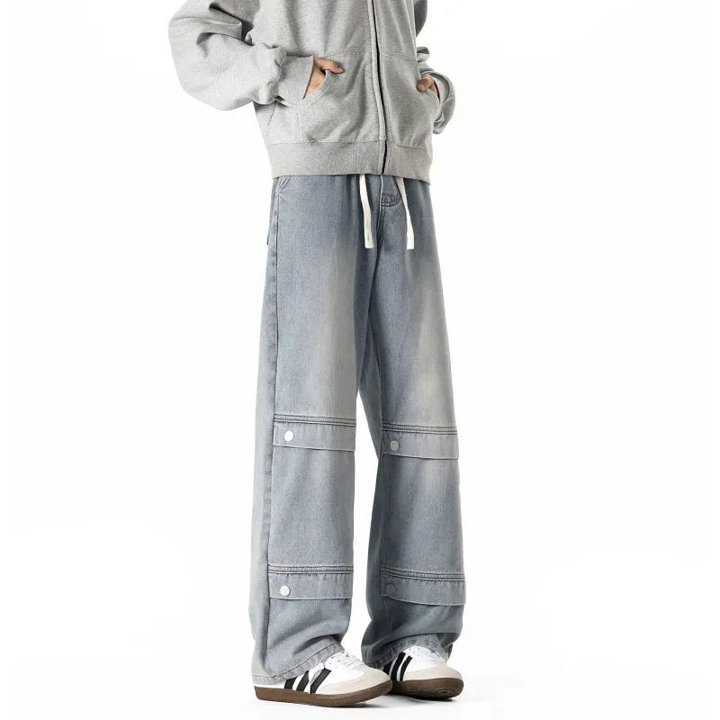 HOKLV Jeans Unisex-3