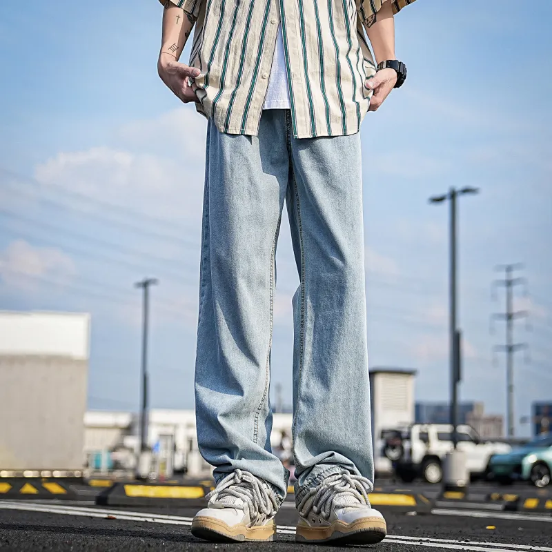 HOKLV Jeans Unisex-6