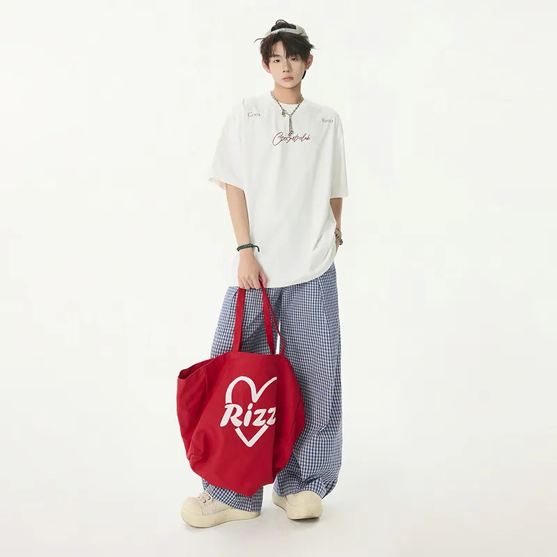 HOKLV Casual Pants Unisex-13