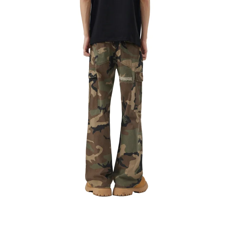 HOKLV Jeans Unisex Camouflage-1