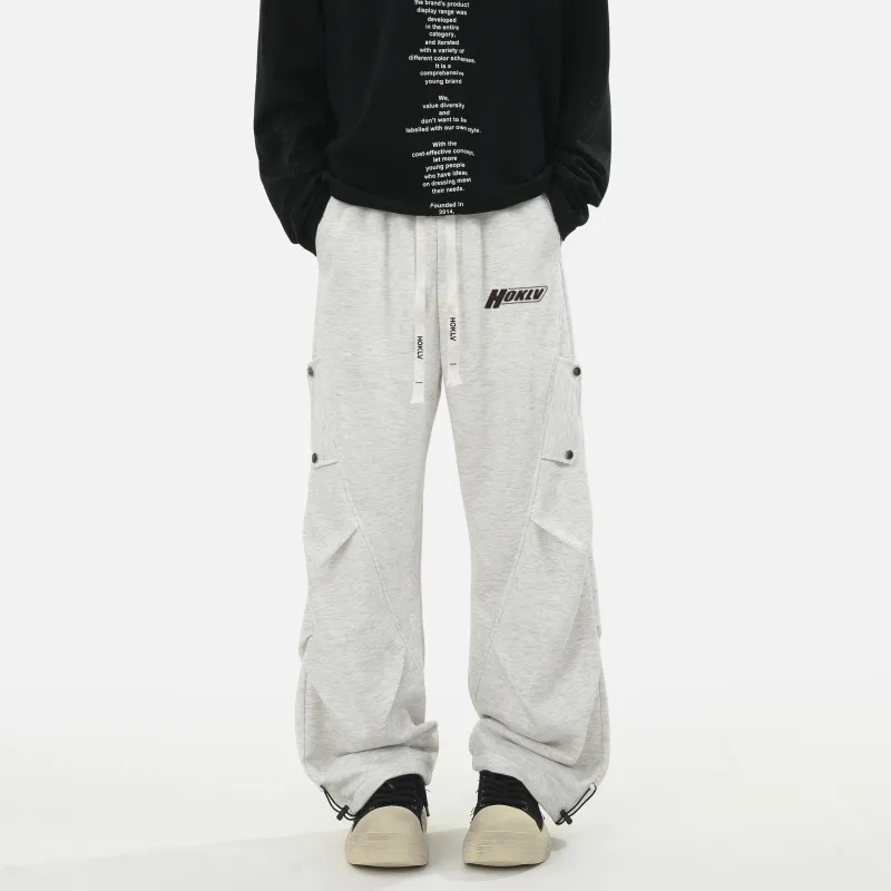 HOKLV Knitted Sports Pants Unisex-2
