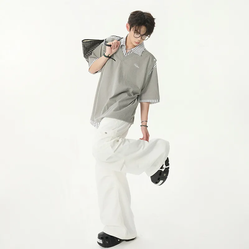 HOKLV Jeans Unisex-9