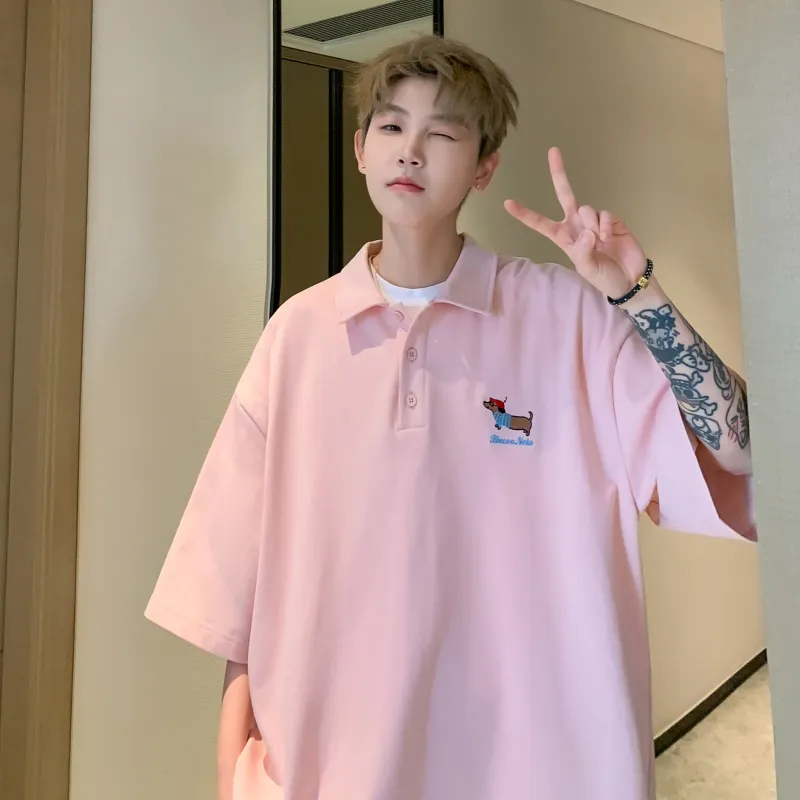 HOKLV Polo Shirts Unisex-13