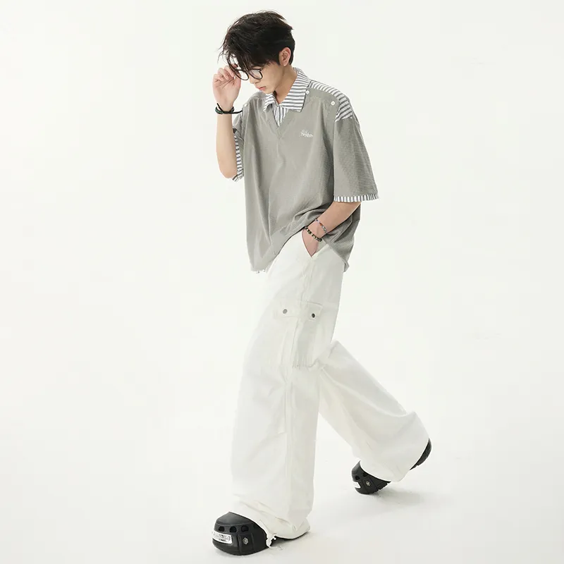 HOKLV Jeans Unisex-13