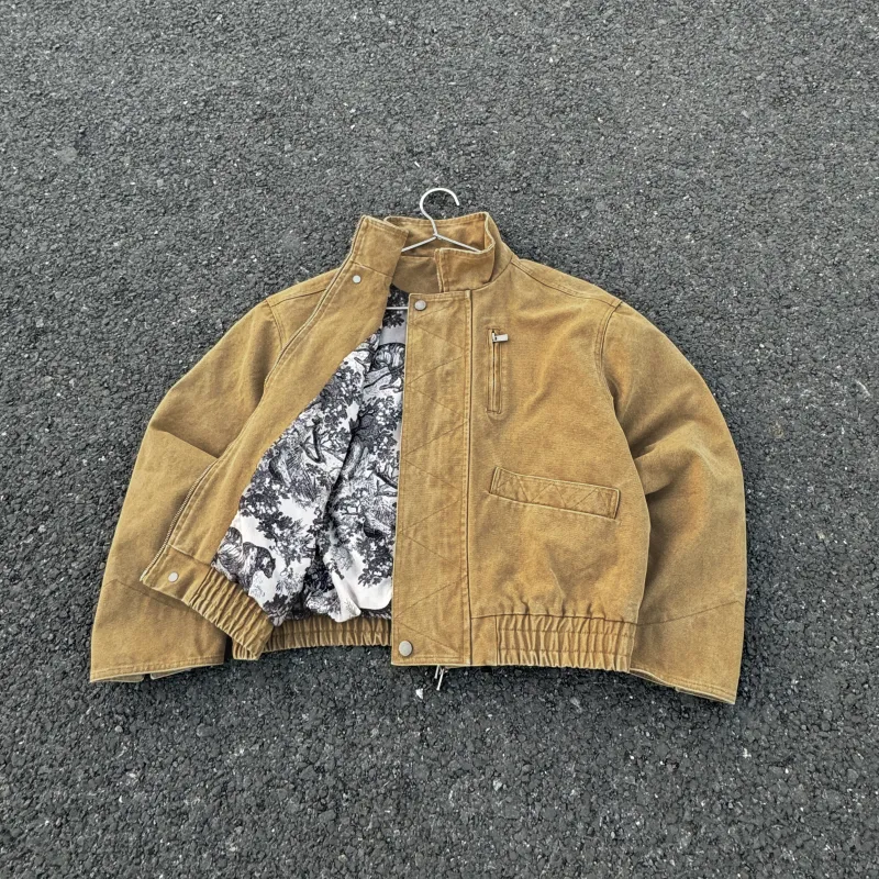 HOKLV Denim Jackets Unisex-1