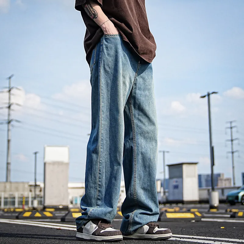 HOKLV Jeans Unisex-11