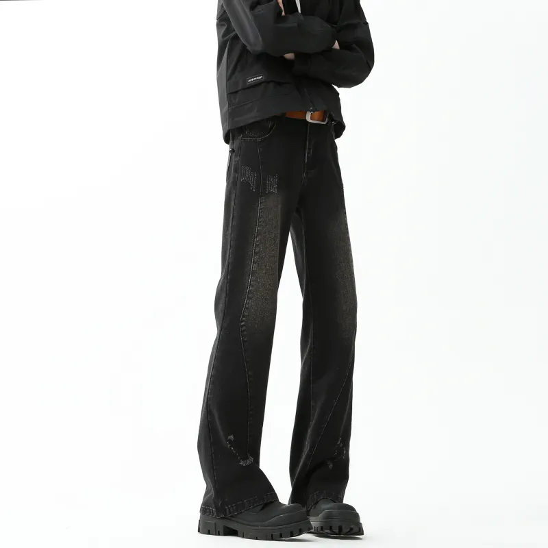 HOKLV Jeans Unisex-19