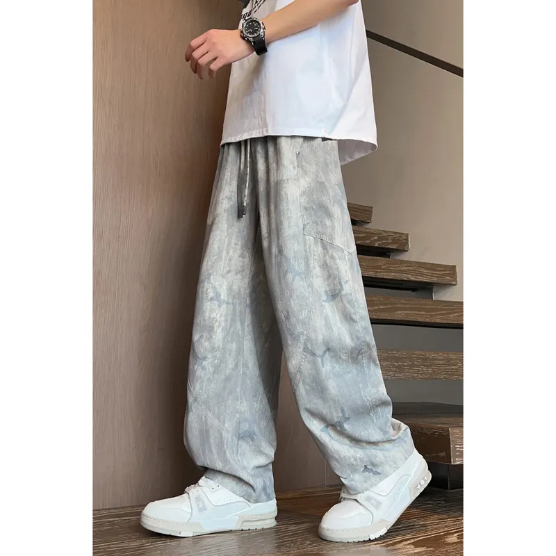 HOKLV Casual Pants Unisex-15