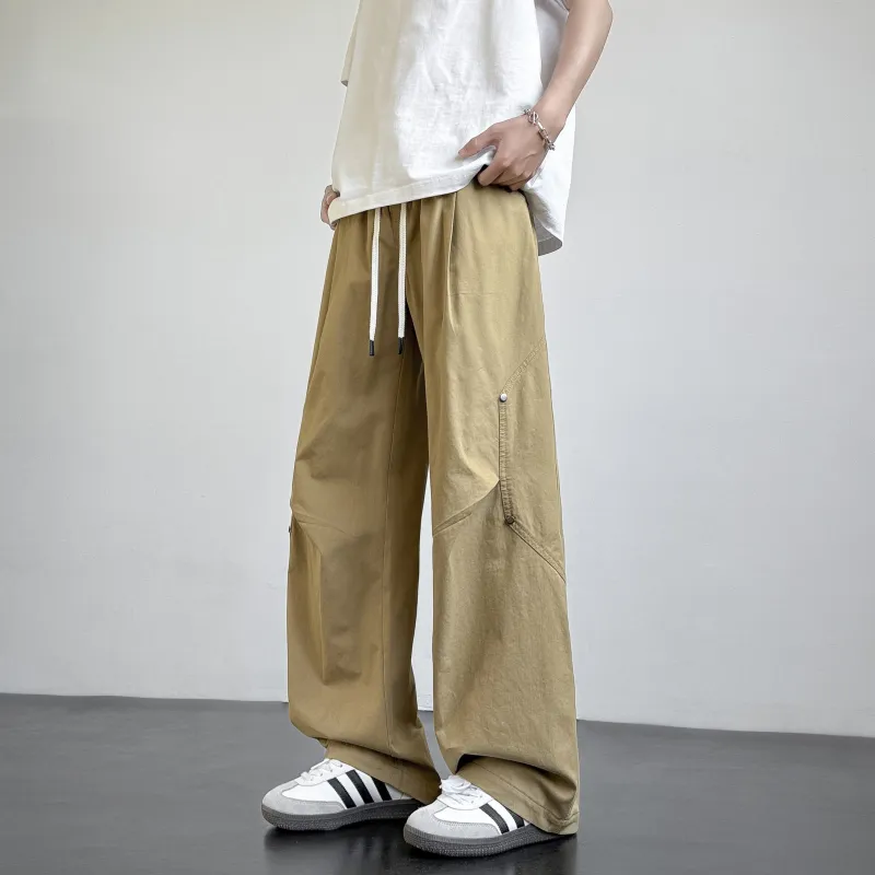 HOKLV Casual Pants Unisex-16