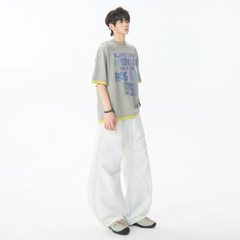 HOKLV Casual Pants Unisex-5