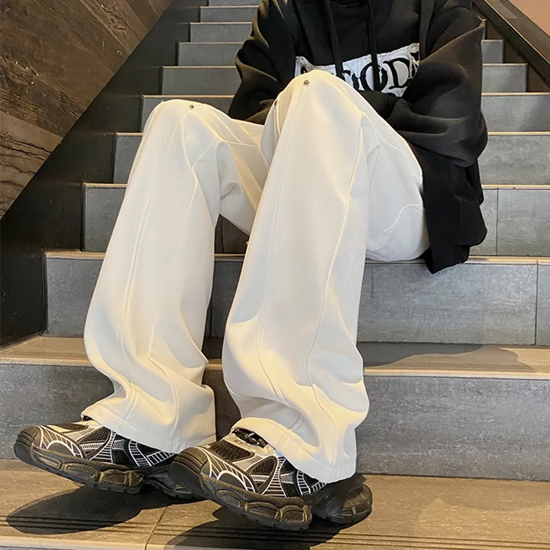 HOKLV Casual Pants Unisex-5