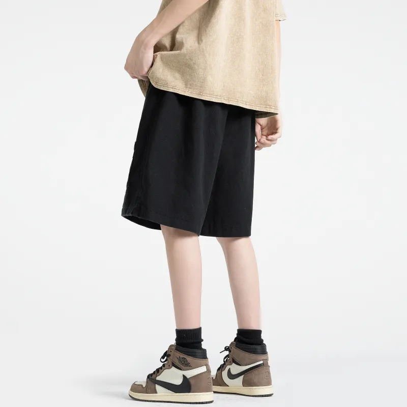 HOKLV Denim Shorts Unisex-9