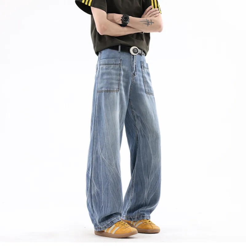 HOKLV Jeans Unisex-9