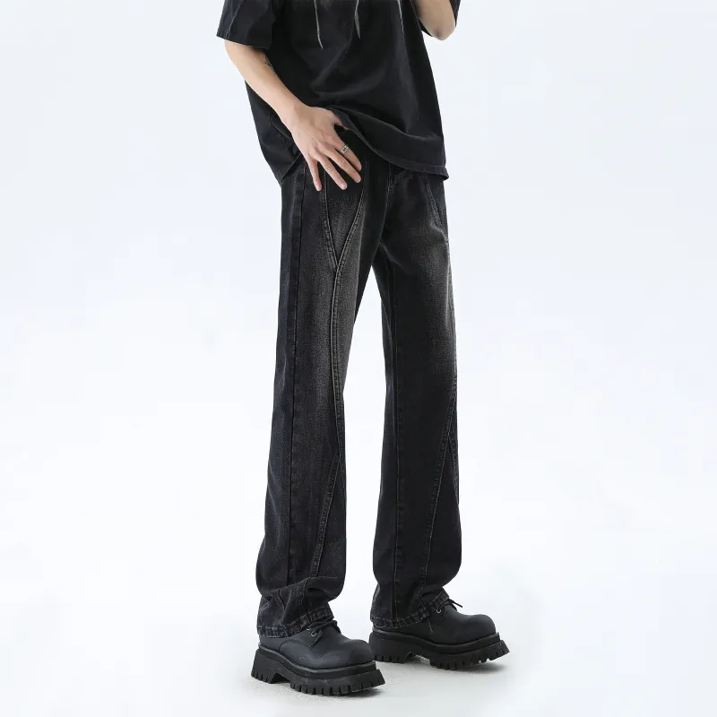 HOKLV Jeans Unisex-9