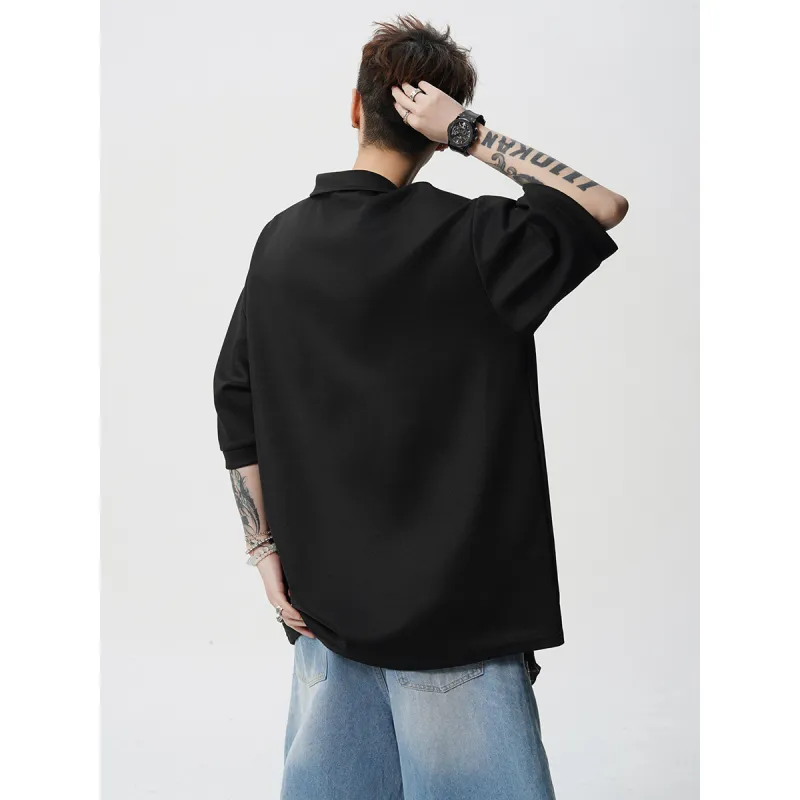 HOKLV Polo Shirts Unisex-7