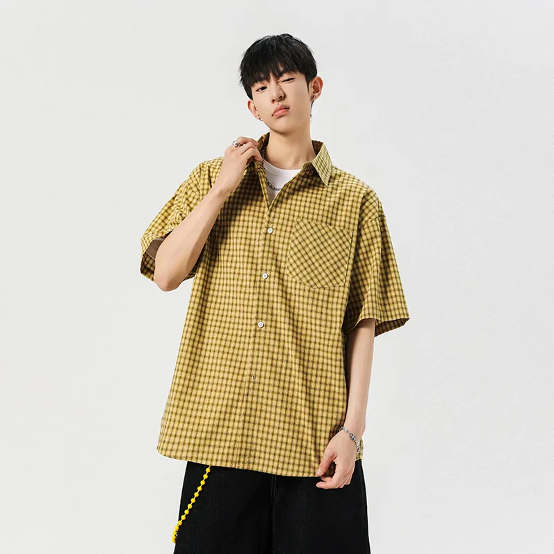 HOKLV Shirts Unisex Yellow-2