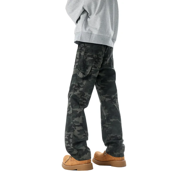 HOKLV Jeans Unisex Army Green-1