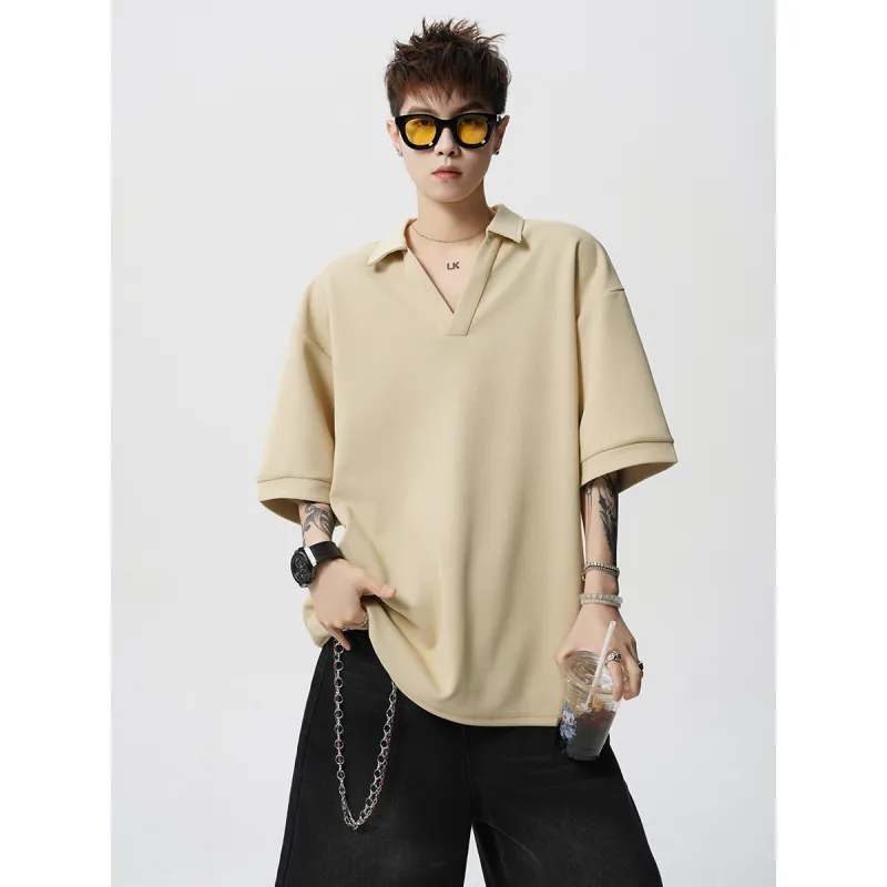 HOKLV Polo Shirts Unisex-17