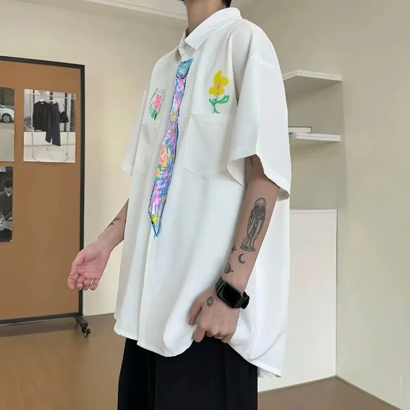 HOKLV Shirts Unisex White-2