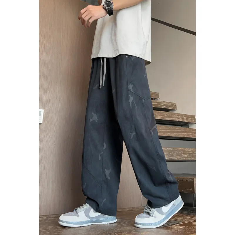 HOKLV Casual Pants Unisex-3
