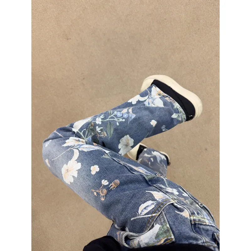 HOKLV Jeans Unisex-5