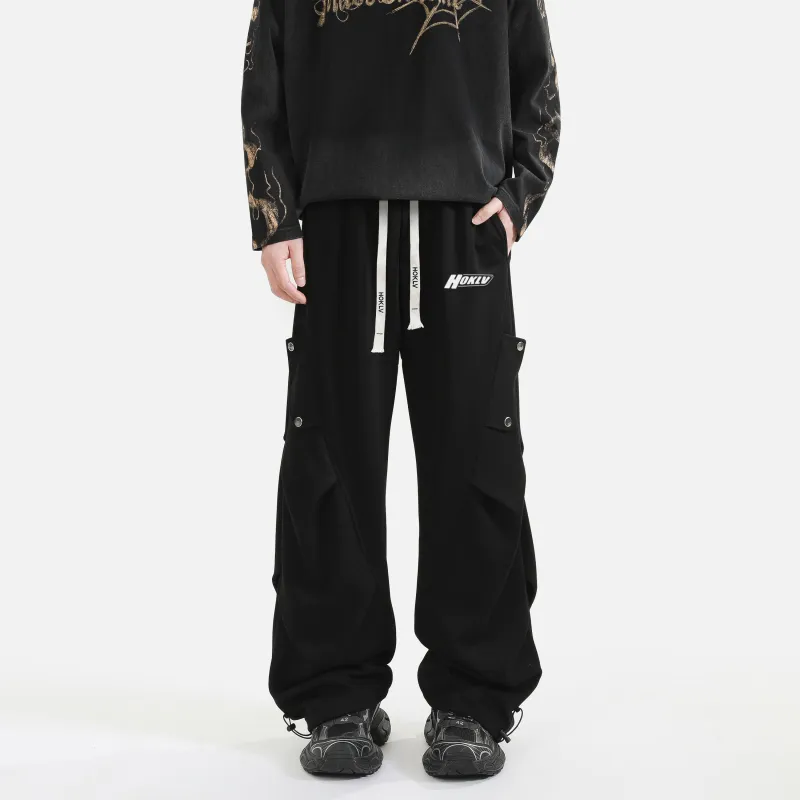 HOKLV Knitted Sports Pants Unisex-9