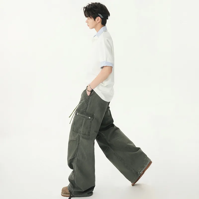 HOKLV Jeans Unisex-19