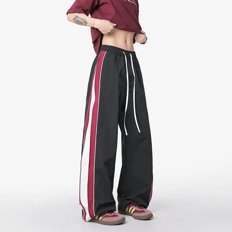 HOKLV Casual Pants Unisex Black-2