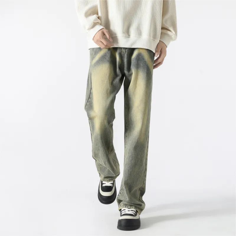 HOKLV Jeans Unisex-13