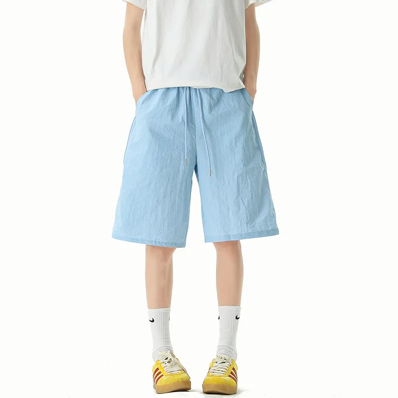 HOKLV Casual Shorts Unisex-14