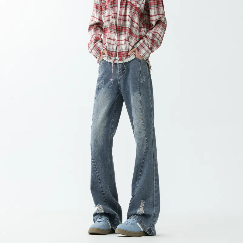 HOKLV Jeans Unisex-3