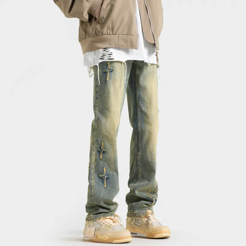 HOKLV Jeans Unisex-4