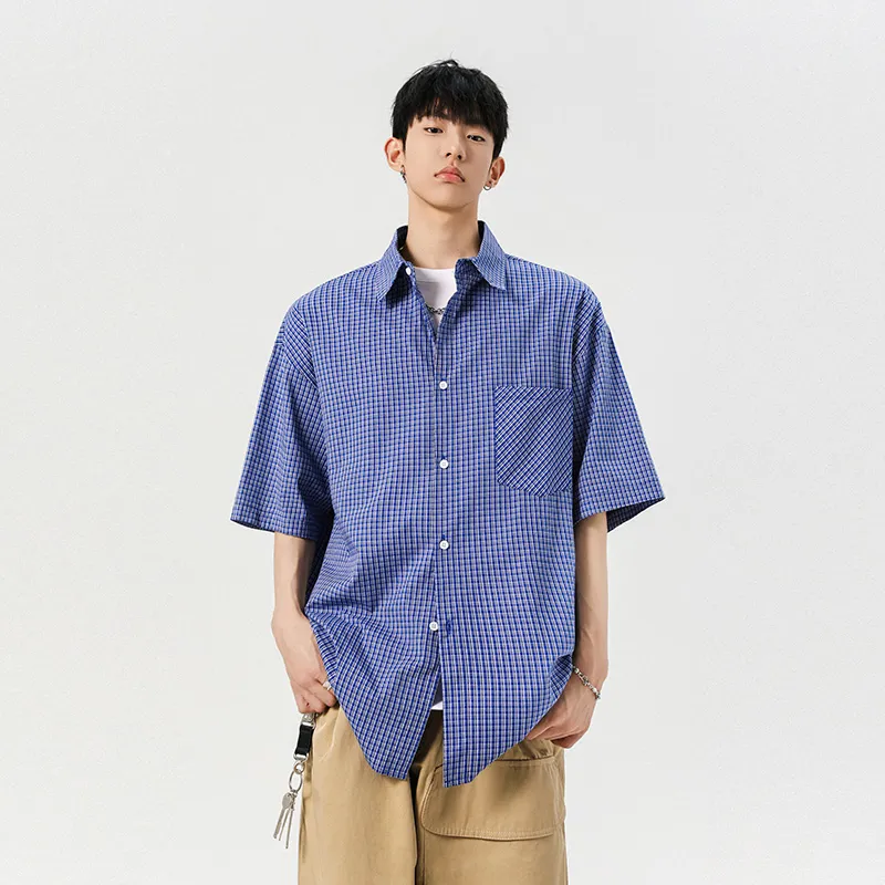 HOKLV Shirts Unisex Colorful Blue-2