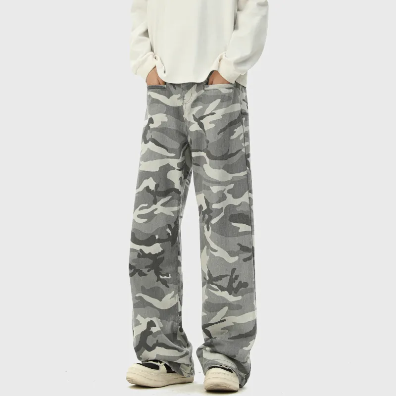 HOKLV Jeans Unisex-12