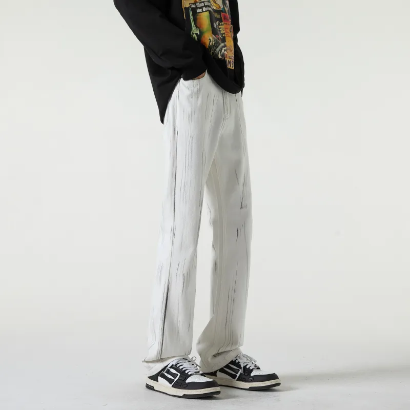 HOKLV Jeans Unisex-5
