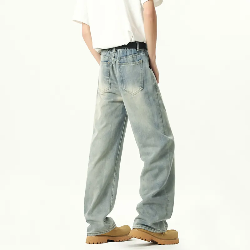 HOKLV Jeans Unisex-11