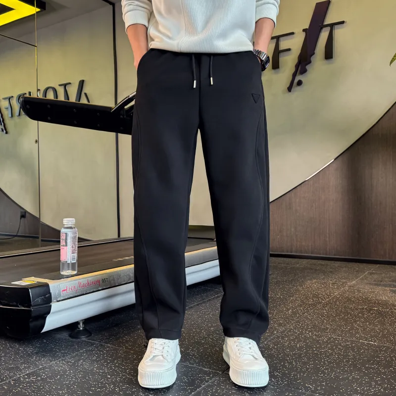 HOKLV Knitted Sweatpants Unisex-13