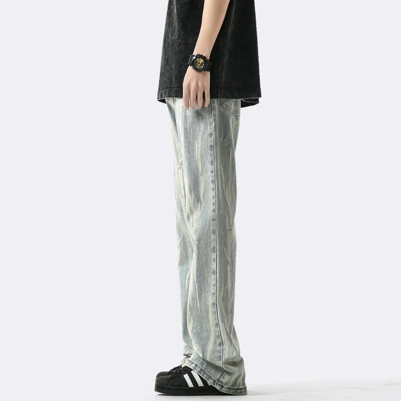 HOKLV Jeans Unisex-13