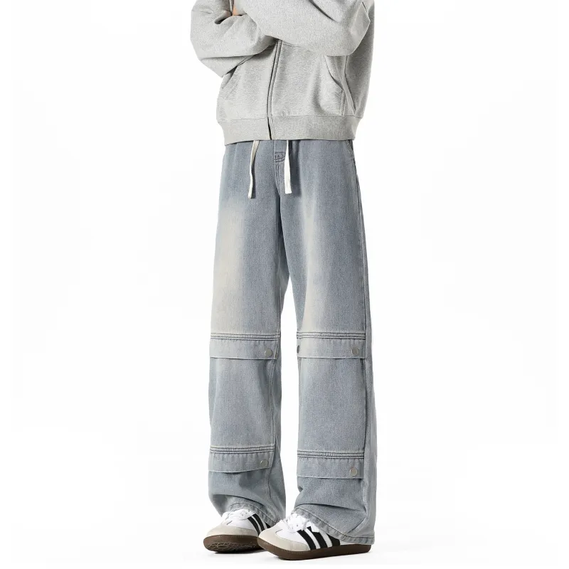 HOKLV Jeans Unisex-4