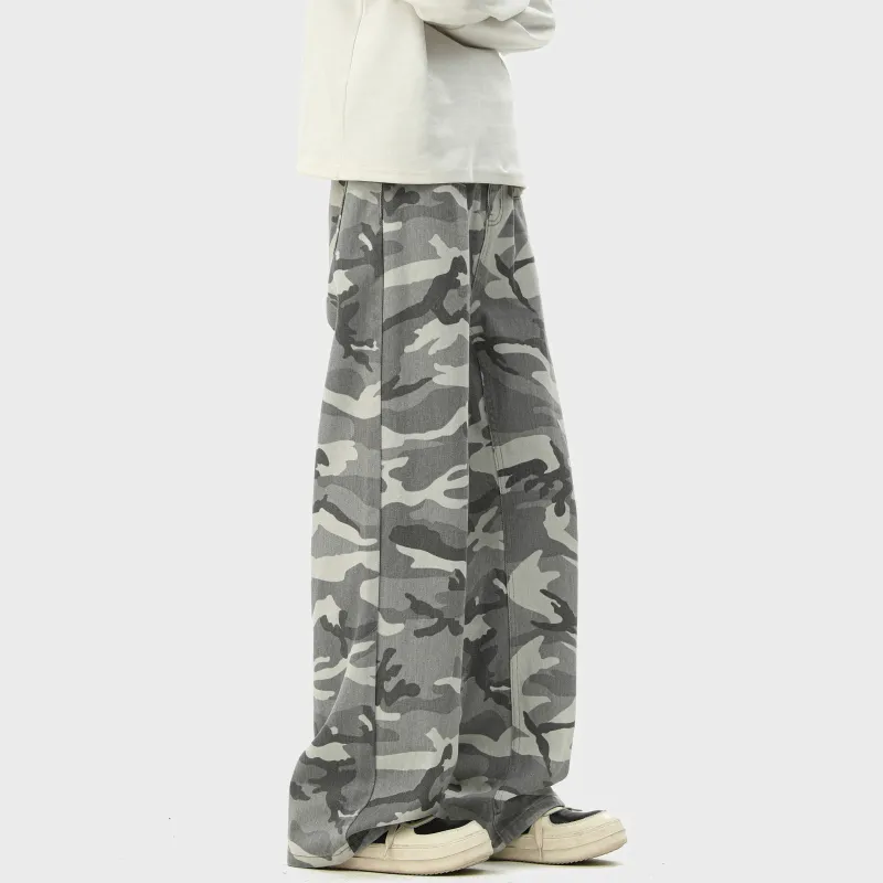 HOKLV Jeans Unisex-13