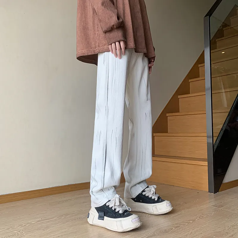 HOKLV Jeans Unisex-5
