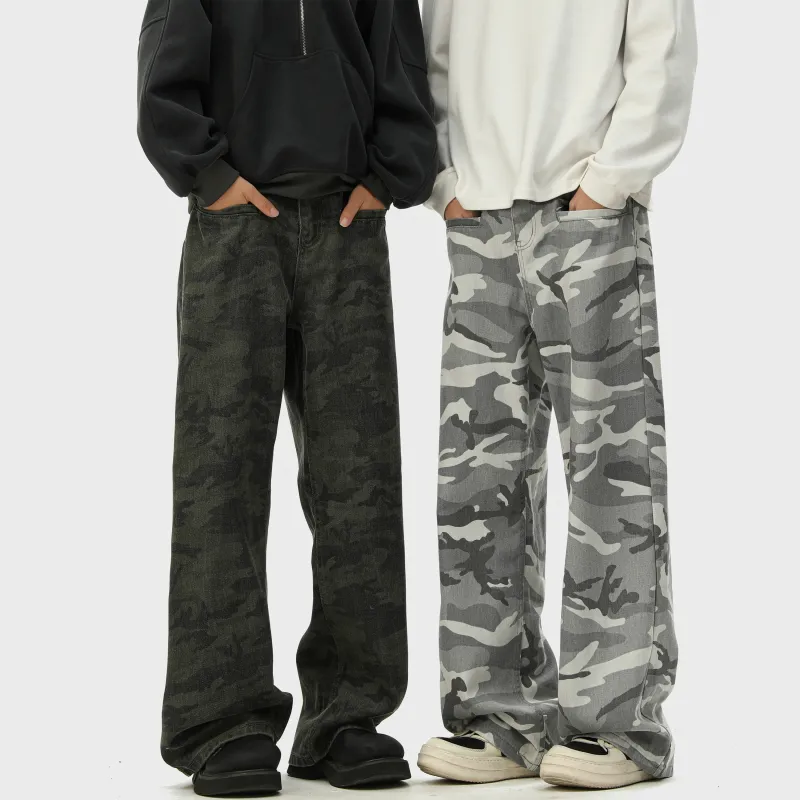 HOKLV Jeans Unisex-2