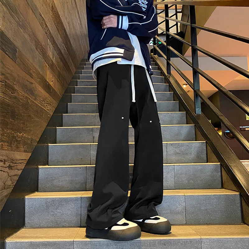 HOKLV Casual Pants Unisex-10