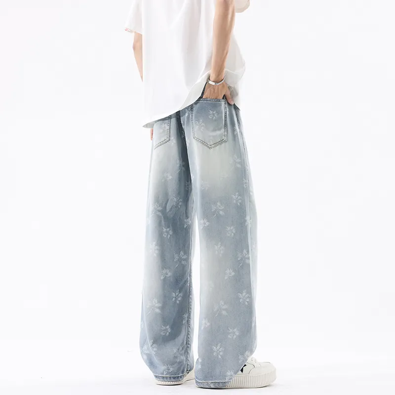 HOKLV Jeans Unisex-7