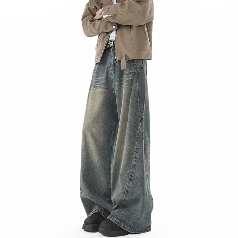 HOKLV Jeans Unisex-3