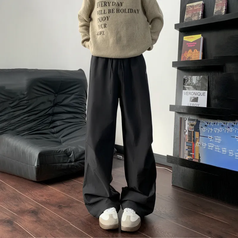 HOKLV Casual Pants Unisex Army Green-17