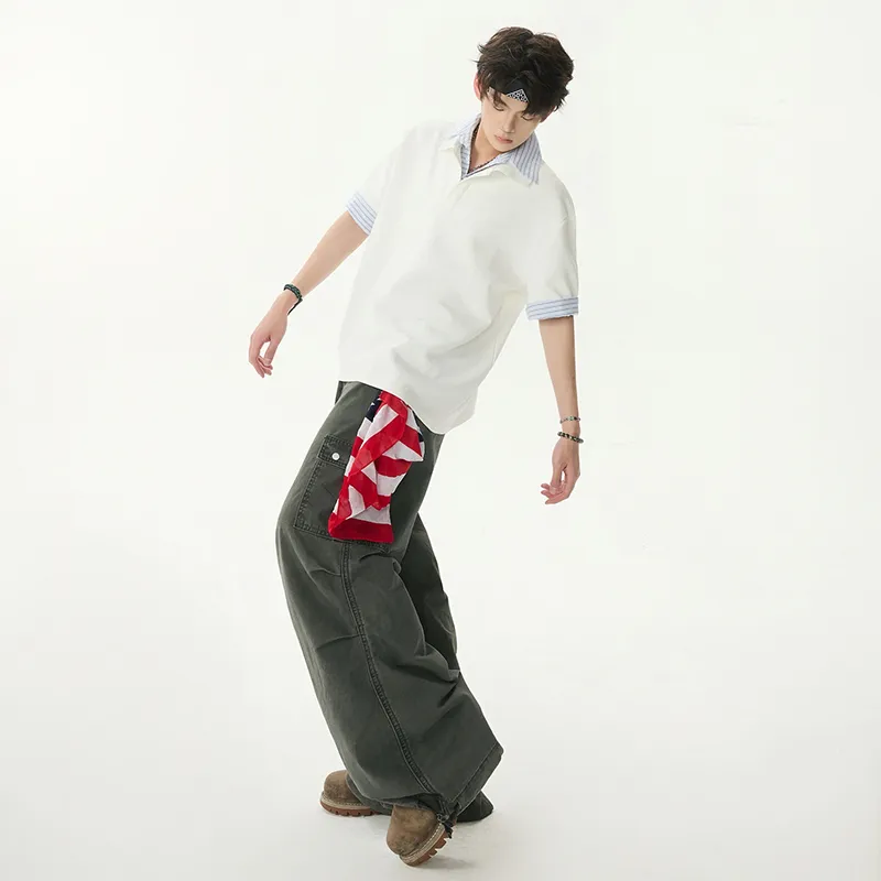 HOKLV Jeans Unisex-18